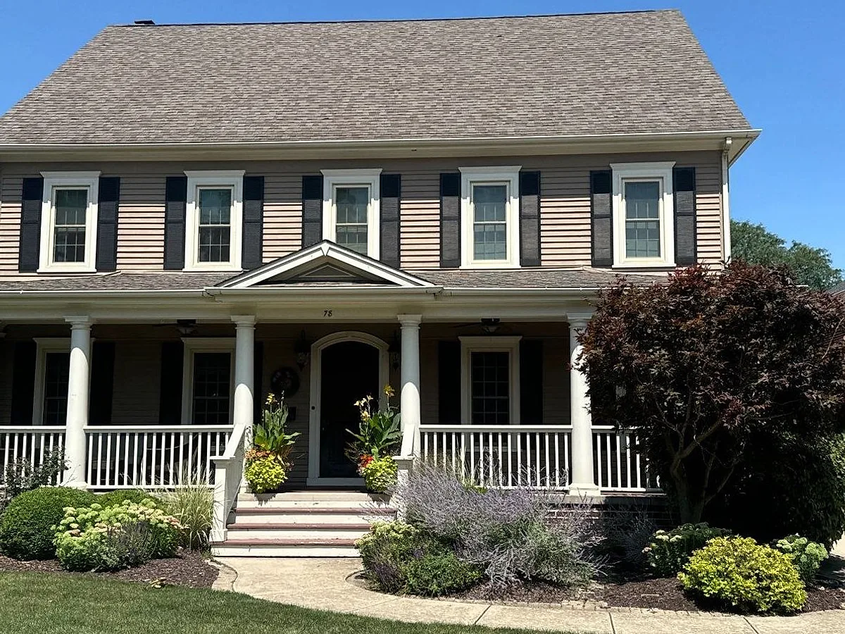 The Gantars' Clarendon Hills home before hail damage restoration